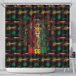 The Bahamas One Love Reggae Lion Shower Curtain Caribbean Reggae Spirit