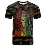 Personalized The Bahamas One Love Reggae Lion T shirt Caribbean Reggae Spirit