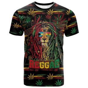 Personalized The Bahamas One Love Reggae Lion T shirt Caribbean Reggae Spirit