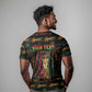 Personalized The Bahamas One Love Reggae Lion T shirt Caribbean Reggae Spirit