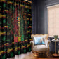 The Bahamas One Love Reggae Lion Window Curtain Caribbean Reggae Spirit