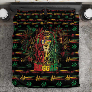 Barbados One Love Reggae Lion Bedding Set Caribbean Reggae Spirit