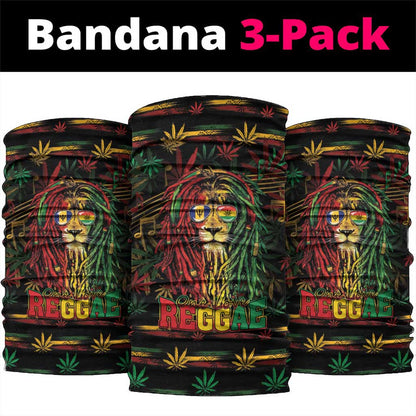 Barbados One Love Reggae Lion Neck Gaiter Caribbean Reggae Spirit