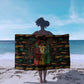 Barbados One Love Reggae Lion Sarong Caribbean Reggae Spirit