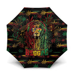 Barbados One Love Reggae Lion Umbrella Caribbean Reggae Spirit