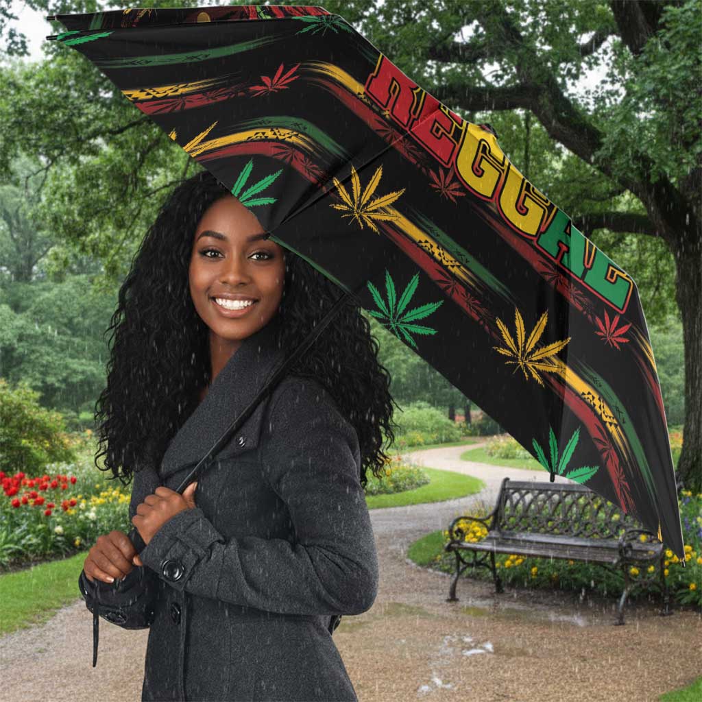 Barbados One Love Reggae Lion Umbrella Caribbean Reggae Spirit
