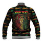 Personalized Dominica One Love Reggae Lion Baseball Jacket Caribbean Reggae Spirit