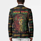 Personalized Dominica One Love Reggae Lion Blazer Caribbean Reggae Spirit
