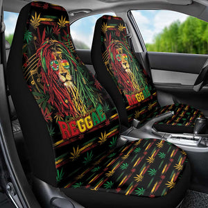 Dominica One Love Reggae Lion Car Seat Cover Caribbean Reggae Spirit