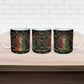 Personalized Dominica One Love Reggae Lion Ceramic Mug Caribbean Reggae Spirit
