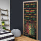 Personalized Dominica One Love Reggae Lion Door Cover Caribbean Reggae Spirit