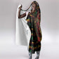 Dominica One Love Reggae Lion Hooded Blanket Caribbean Reggae Spirit