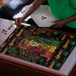 Dominica One Love Reggae Lion Puzzle Caribbean Reggae Spirit