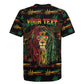 Personalized Dominica One Love Reggae Lion Rugby Jersey Caribbean Reggae Spirit