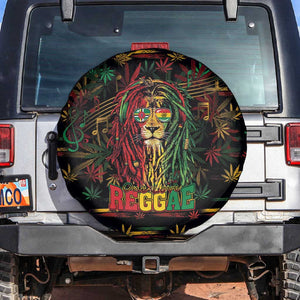Dominica One Love Reggae Lion Spare Tire Cover Caribbean Reggae Spirit