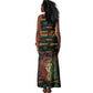 Personalized Dominica One Love Reggae Lion Tank Maxi Dress Caribbean Reggae Spirit