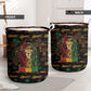 Guyana One Love Reggae Lion Laundry Basket Caribbean Reggae Spirit