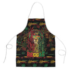 Guyana One Love Reggae Lion Apron Caribbean Reggae Spirit
