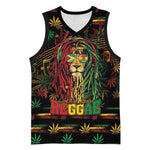 Personalized Guyana One Love Reggae Lion Basketball Jersey Caribbean Reggae Spirit