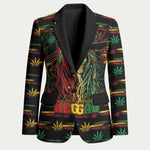 Personalized Guyana One Love Reggae Lion Blazer Caribbean Reggae Spirit