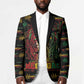 Personalized Guyana One Love Reggae Lion Blazer Caribbean Reggae Spirit