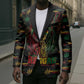 Personalized Guyana One Love Reggae Lion Blazer Caribbean Reggae Spirit