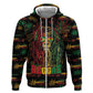 Personalized Guyana One Love Reggae Lion Hoodie Caribbean Reggae Spirit