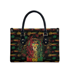 Guyana One Love Reggae Lion Leather Bag Caribbean Reggae Spirit