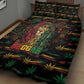 Guyana One Love Reggae Lion Quilt Bed Set Caribbean Reggae Spirit