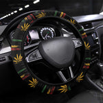 Guyana One Love Reggae Lion Steering Wheel Cover Caribbean Reggae Spirit