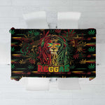 Guyana One Love Reggae Lion Tablecloth Caribbean Reggae Spirit