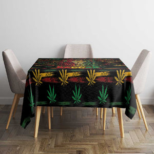 Guyana One Love Reggae Lion Tablecloth Caribbean Reggae Spirit