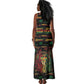 Personalized Guyana One Love Reggae Lion Tank Maxi Dress Caribbean Reggae Spirit