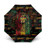 Guyana One Love Reggae Lion Umbrella Caribbean Reggae Spirit