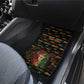 Personalized Puerto Rico One Love Reggae Lion Car Mats Caribbean Reggae Spirit