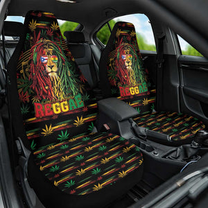 Puerto Rico One Love Reggae Lion Car Seat Cover Caribbean Reggae Spirit