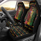 Puerto Rico One Love Reggae Lion Car Seat Cover Caribbean Reggae Spirit