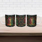 Personalized Puerto Rico One Love Reggae Lion Ceramic Mug Caribbean Reggae Spirit