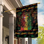 Puerto Rico One Love Reggae Lion Garden Flag Caribbean Reggae Spirit