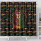 Puerto Rico One Love Reggae Lion Shower Curtain Caribbean Reggae Spirit