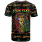 Personalized Puerto Rico One Love Reggae Lion T shirt Caribbean Reggae Spirit