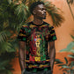 Personalized Puerto Rico One Love Reggae Lion T shirt Caribbean Reggae Spirit