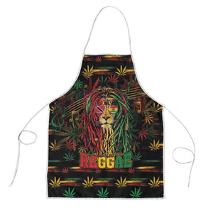 Trinidad and Tobago One Love Reggae Lion Apron Caribbean Reggae Spirit