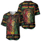 Personalized Trinidad and Tobago One Love Reggae Lion Baseball Jersey Caribbean Reggae Spirit