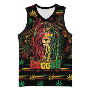 Personalized Trinidad and Tobago One Love Reggae Lion Basketball Jersey Caribbean Reggae Spirit