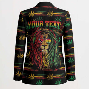 Personalized Trinidad and Tobago One Love Reggae Lion Blazer Caribbean Reggae Spirit