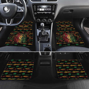 Personalized Trinidad and Tobago One Love Reggae Lion Car Mats Caribbean Reggae Spirit