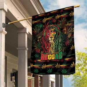 Trinidad and Tobago One Love Reggae Lion Garden Flag Caribbean Reggae Spirit