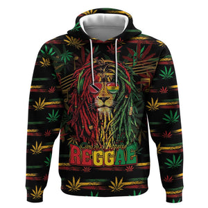 Personalized Trinidad and Tobago One Love Reggae Lion Hoodie Caribbean Reggae Spirit