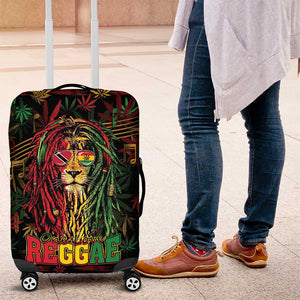 Trinidad and Tobago One Love Reggae Lion Luggage Cover Caribbean Reggae Spirit